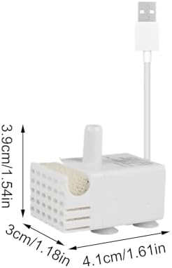 Pompe De Fontaine Pour Chat Chien Super Silencieuse Avec USB, Pompes De Rechange Pour Aquarium Animal De Compagnie, Vers